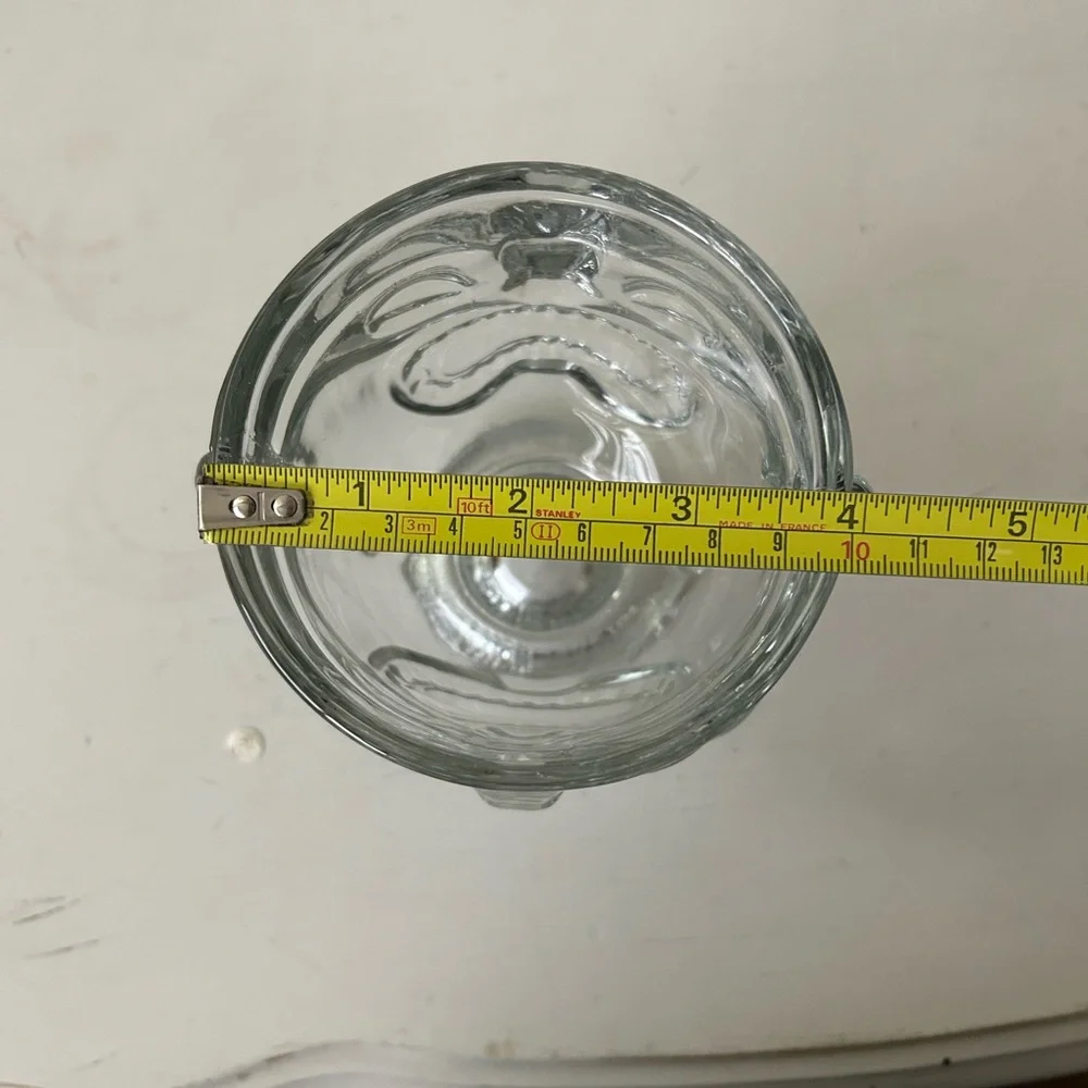 2 Clear Glass Tiki Mugs - Picture 5 of 8